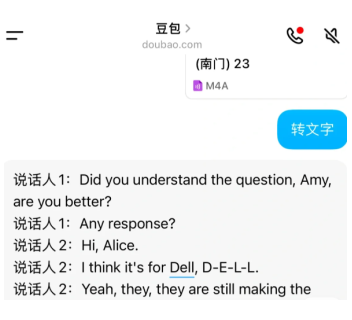 步骤2:输入转文字指令