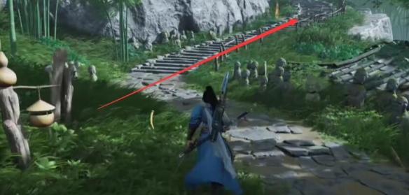 山寨内部台阶路径