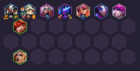 阵容站位示意图