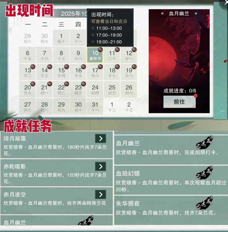 白色兰花位置示意图