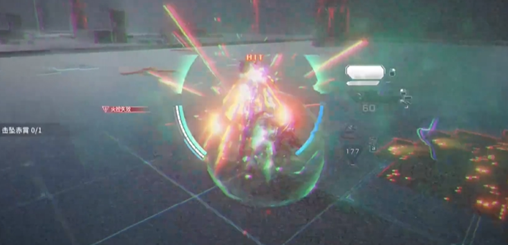 第四关弹反操作示意图