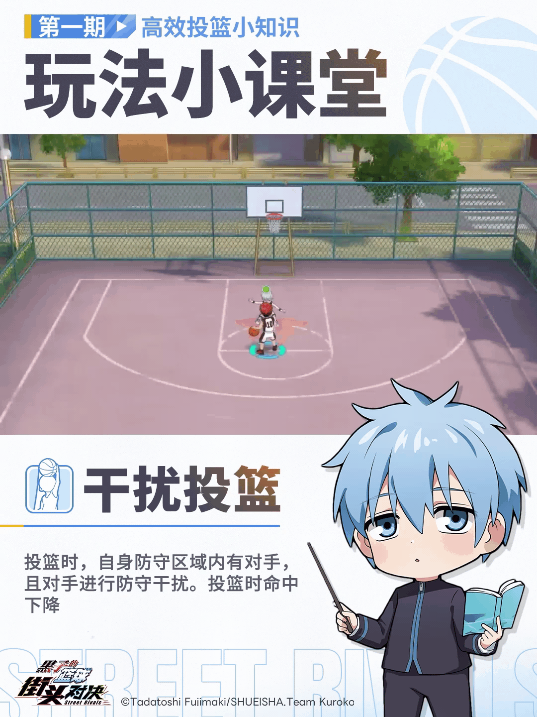 干扰投篮示意图
