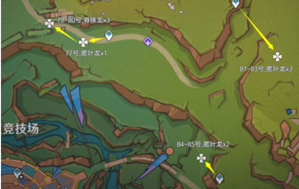 圣火竞技场路线图