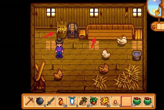 星露谷物语：干草取不出？3秒解决，动物不再饿肚子-景澄手游网