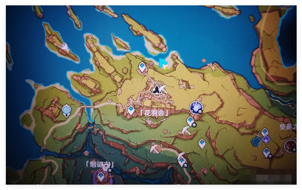 烟迷主发光点位置