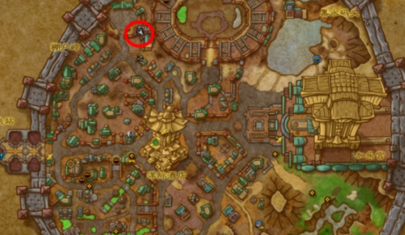 废渣铺位置示意图