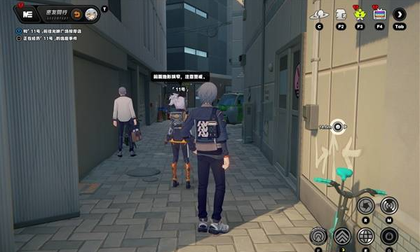 电影院右侧小巷口位置