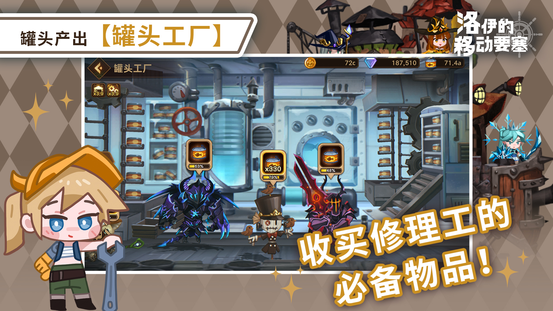 罐头工厂场景示意图