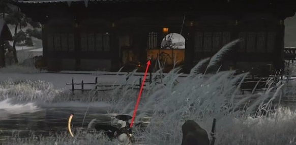 目标建筑入口示意图