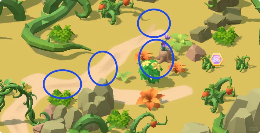 遗迹半岛彩蛋:紫色花瓣