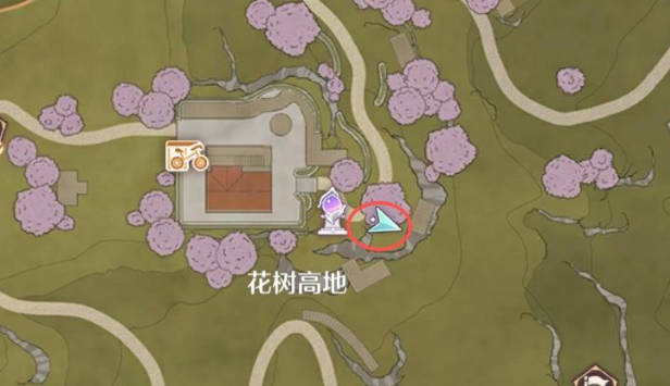 樱花树下盖章点