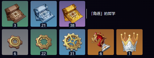 丝柯克天赋材料示意图