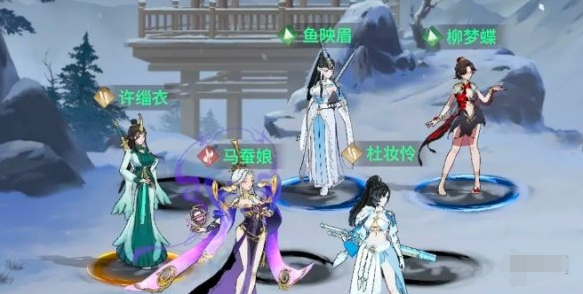 后排站位示意图