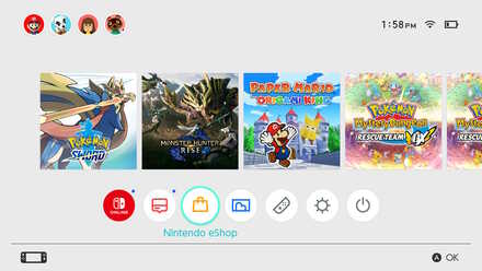 Switch eShop预购界面