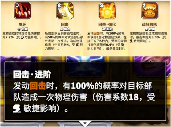 技能搭配示意图