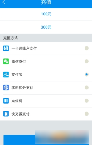 充值选项