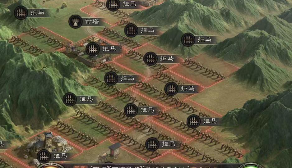 拒马战术部署图