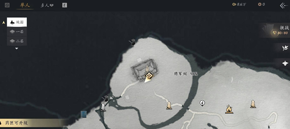 将军祠区域位置示意图