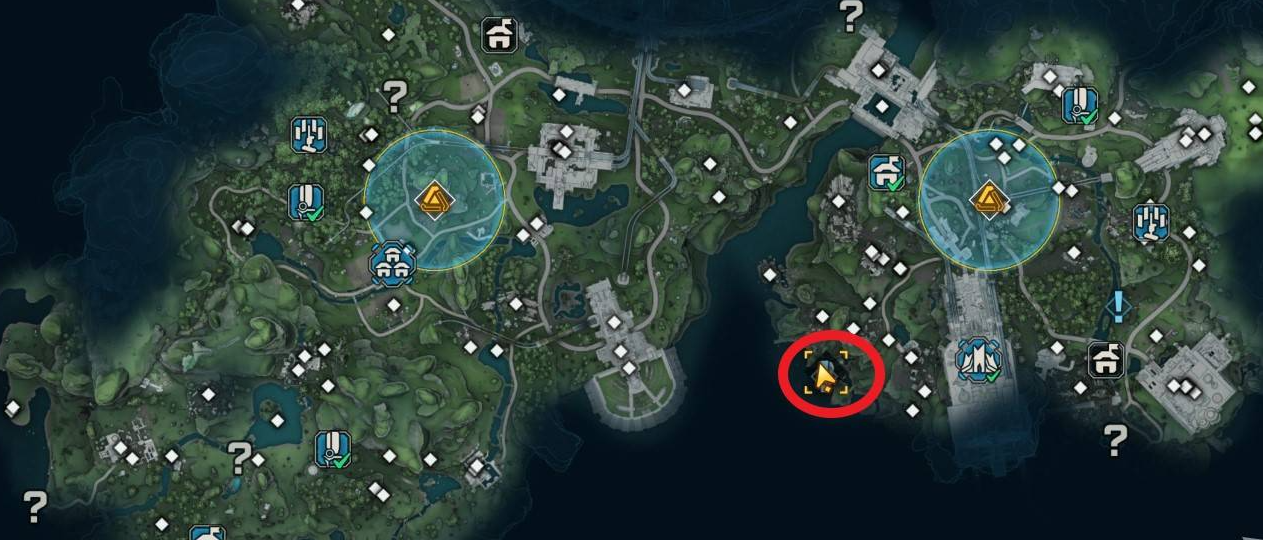 任务起始点:探测器位置