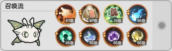 召唤流技能组合示意图