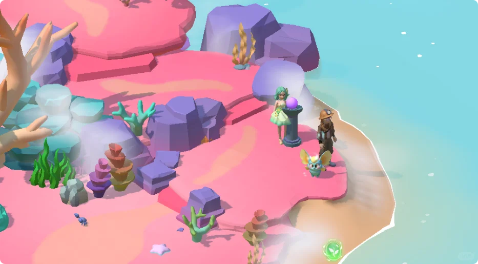 荧灵海境-柱子蓝圈彩蛋