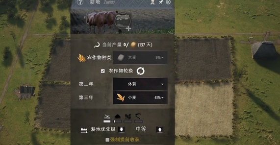 步骤1:耕地规划示意图