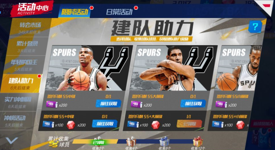 建队助力奖励示意图