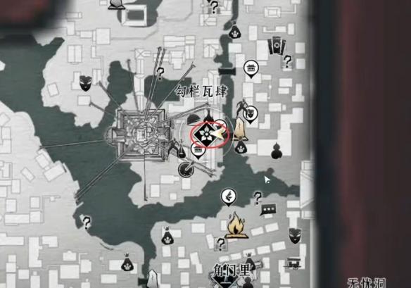 勾栏瓦肆路线示意图