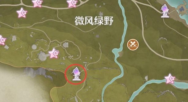 遗迹山坡传送点