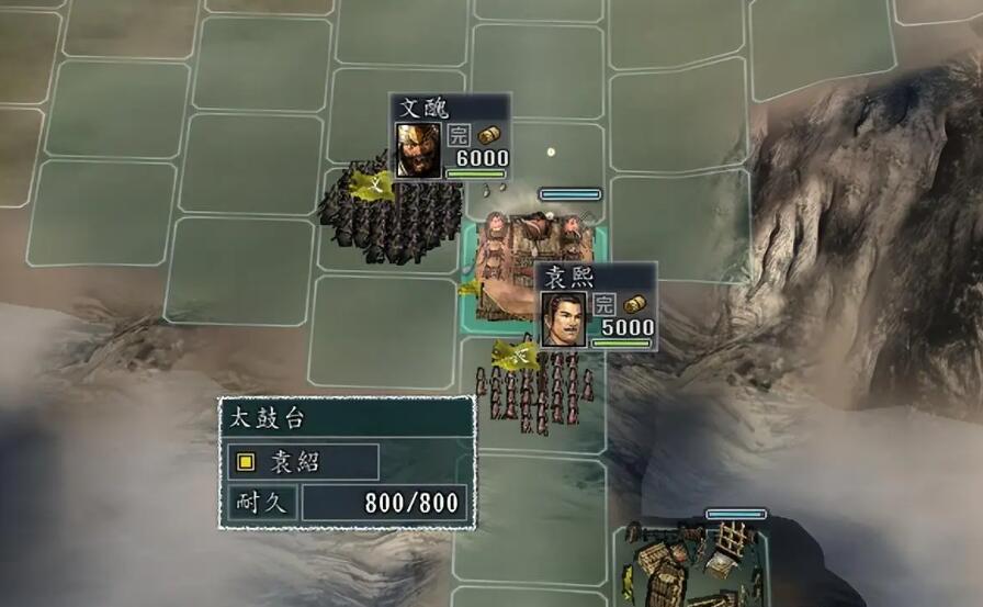 曹操势力压制示意图