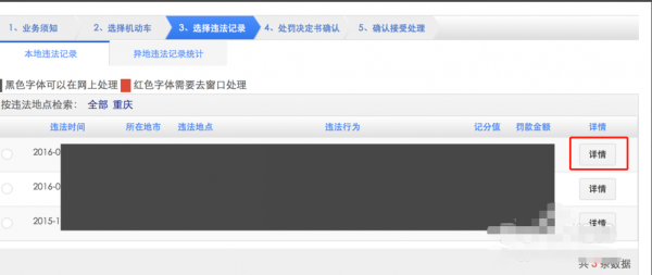 违法详情界面示意图