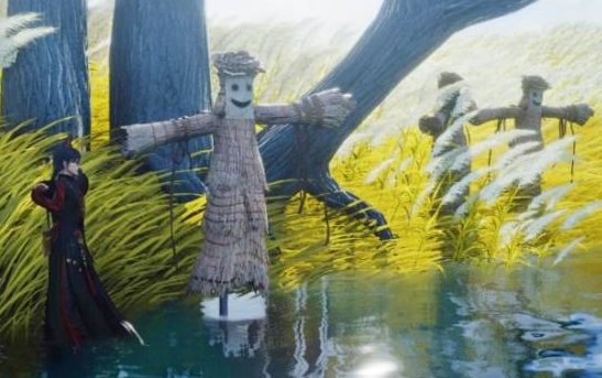 泾河渡位置二稻草人点位2