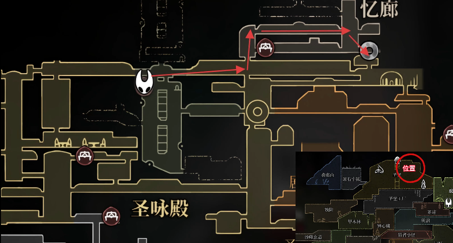 探索《空洞骑士丝之歌》:忆廊地图获取全攻略