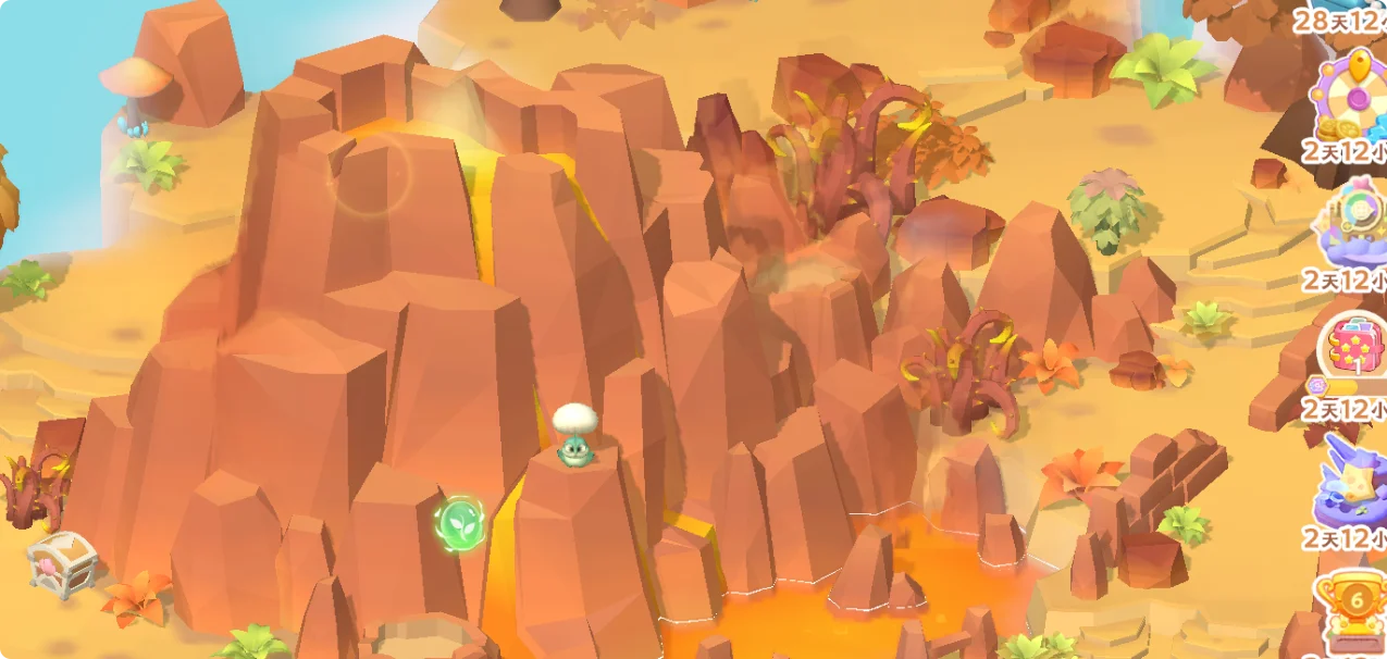 潮汐岛彩蛋:飞行物点绿色