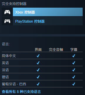 语言与控制器支持