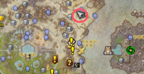 扎雷殁提斯坐标示意图