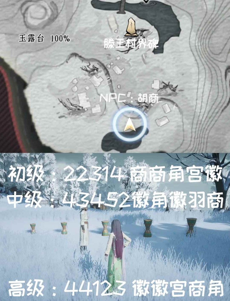 初级难度示意图