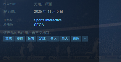 游戏基本信息展示