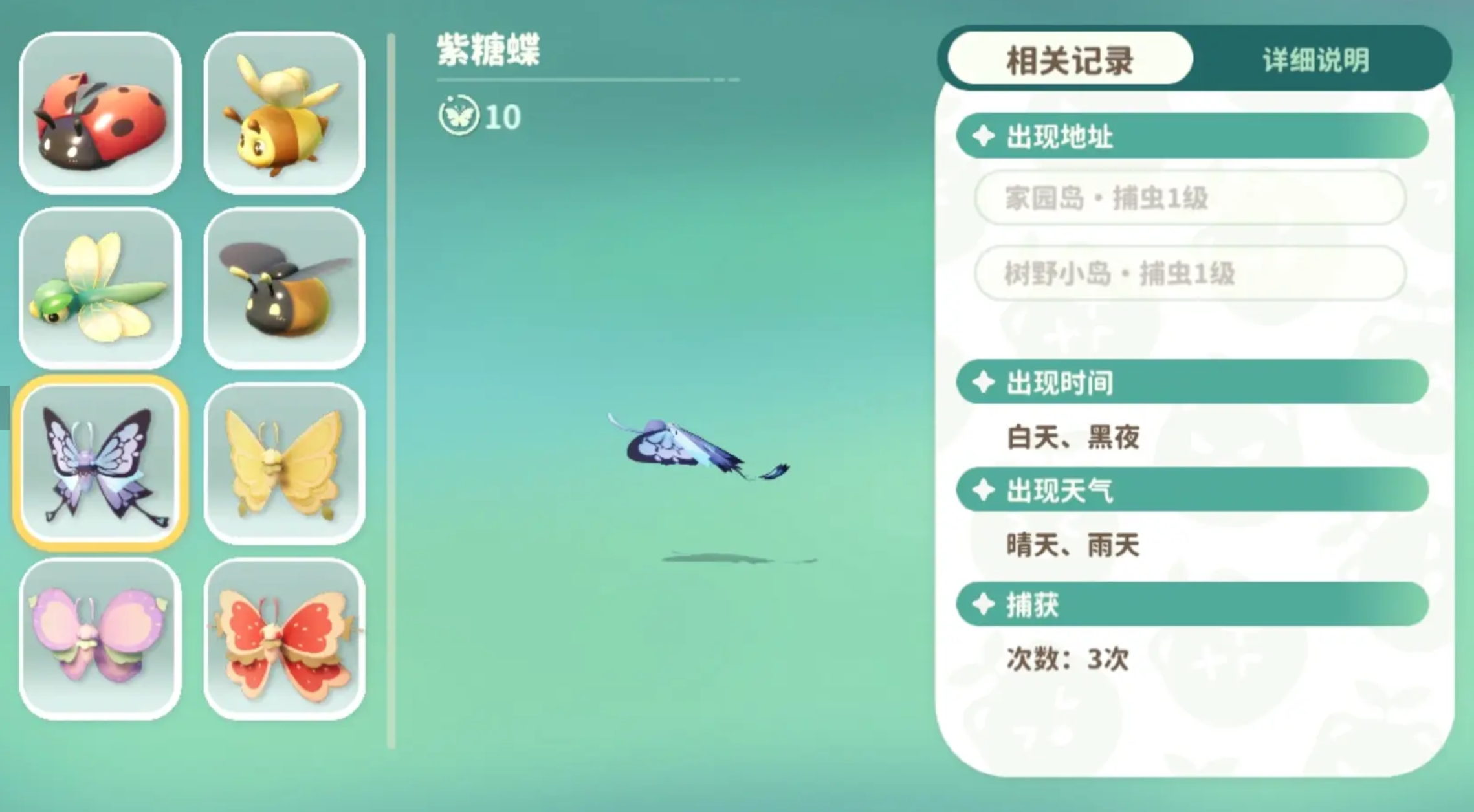 特色昆虫示意图