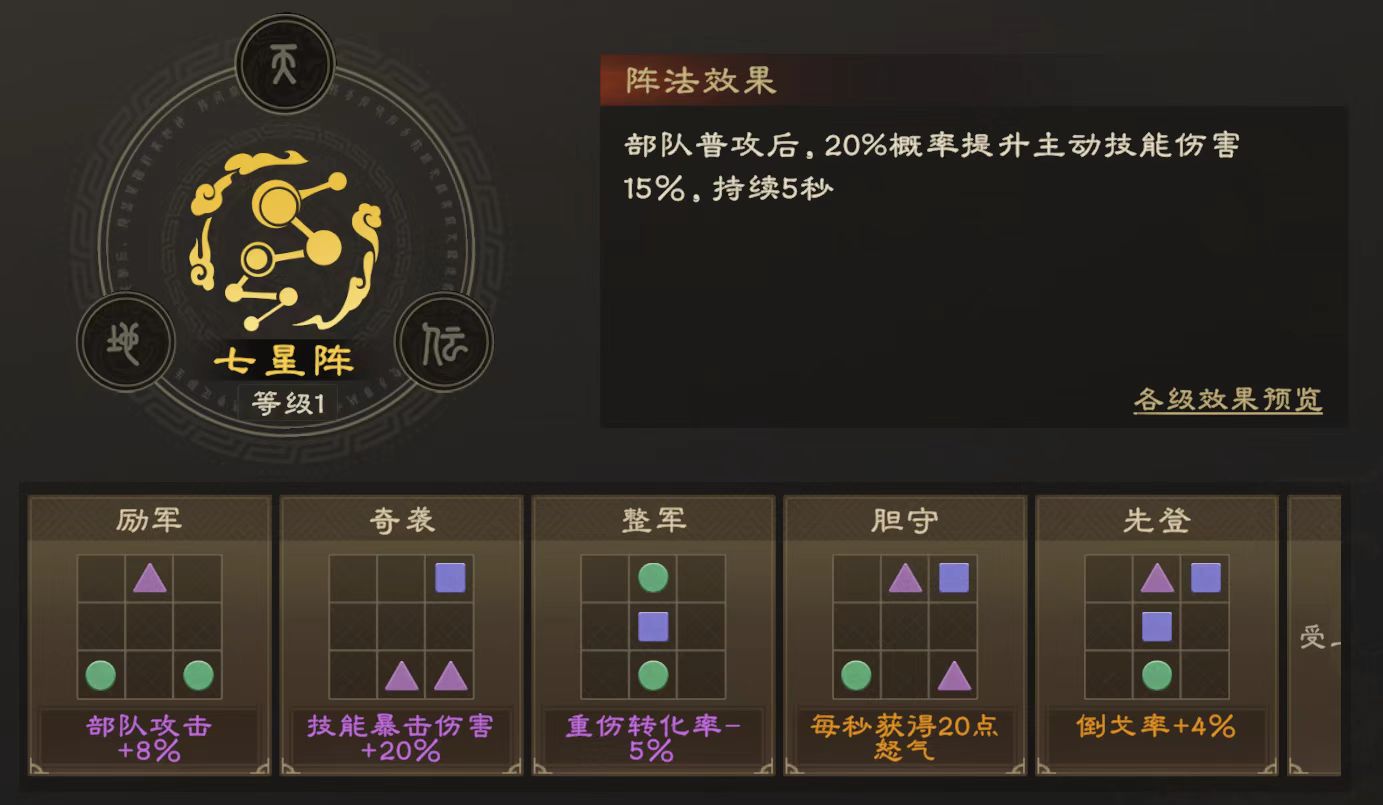 七星阵获取途径