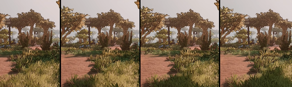 几何图像质量和纹理串流速度设置