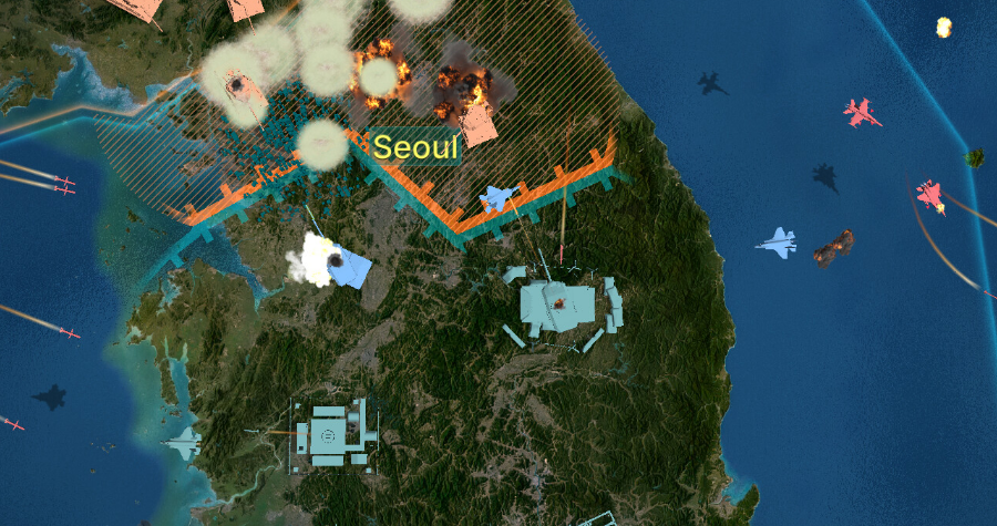 全球战争战略地图