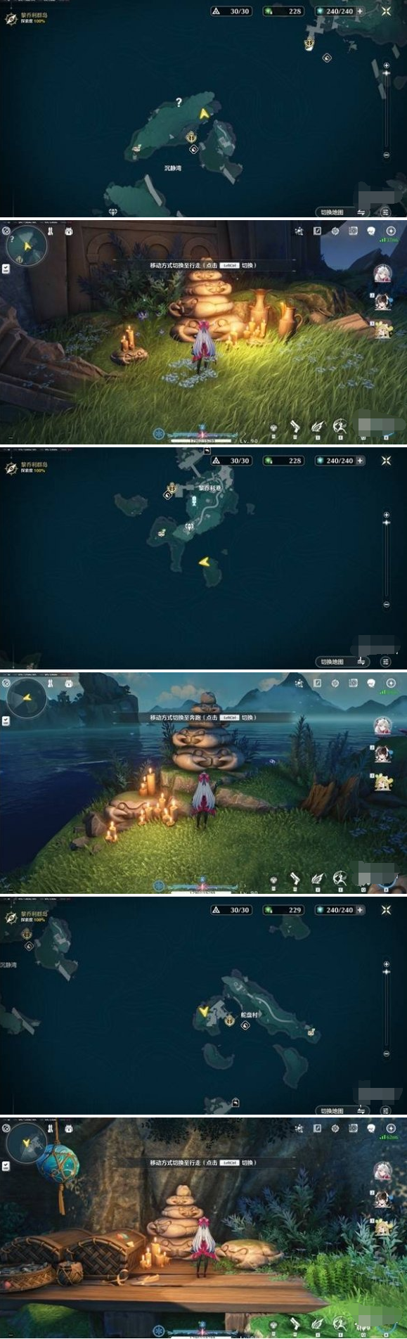 祭坛分布示意图