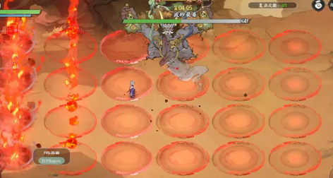 全局轰炸躲避示意图