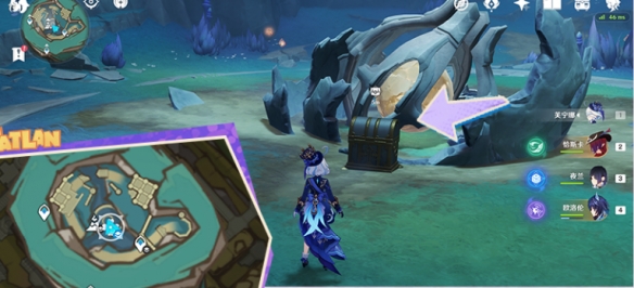 花羽会西侧宝箱