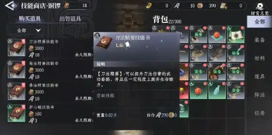 内功与套路秘籍示例