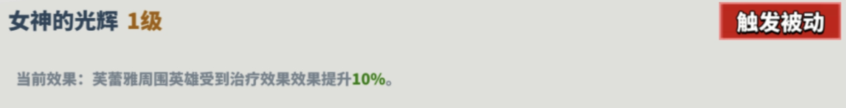女神的光辉技能