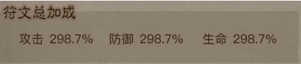 符文品阶加成对比图