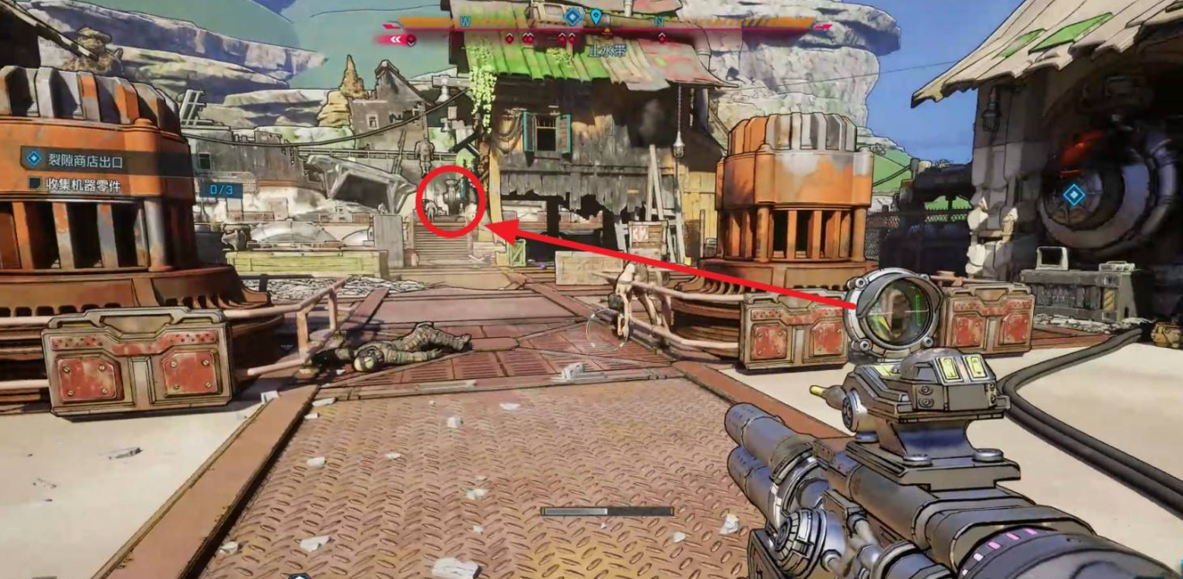 第二个零件位置