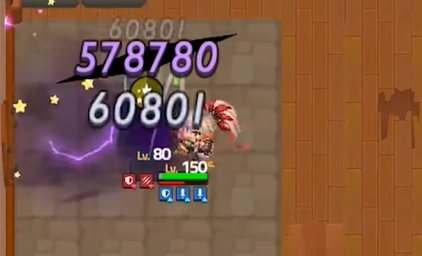 普通攻击示意图